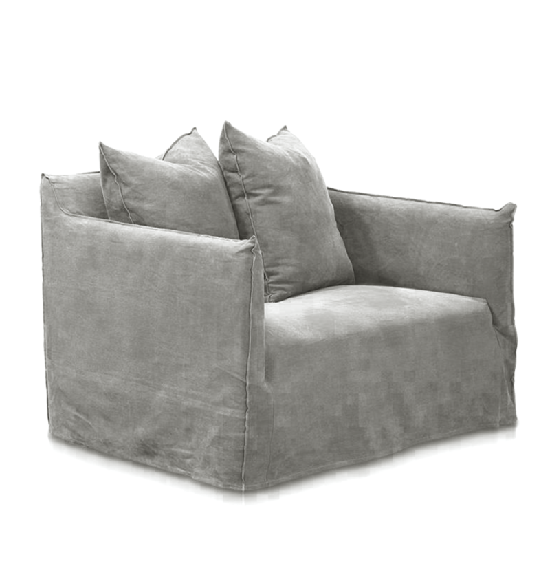 Whitsunday Linen 1.5 Seater Armchair Cover