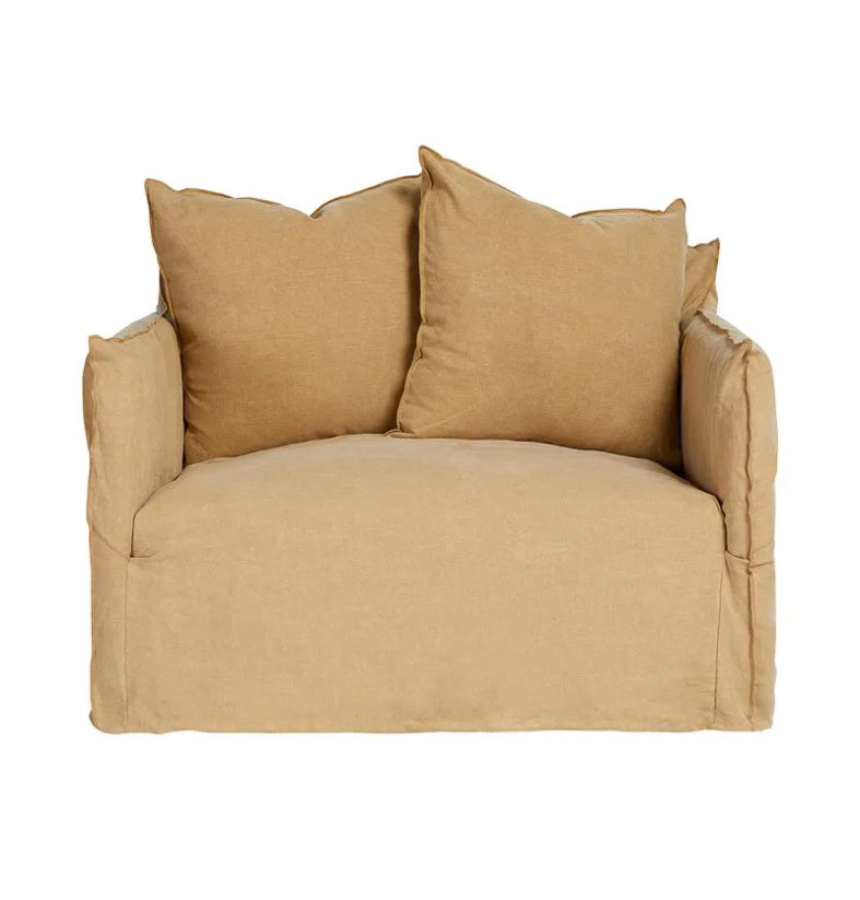 Whitsunday Linen 1.5 Seater Armchair Cover