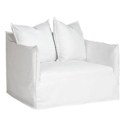 Whitsunday Linen 1.5 Seater Armchair Cover