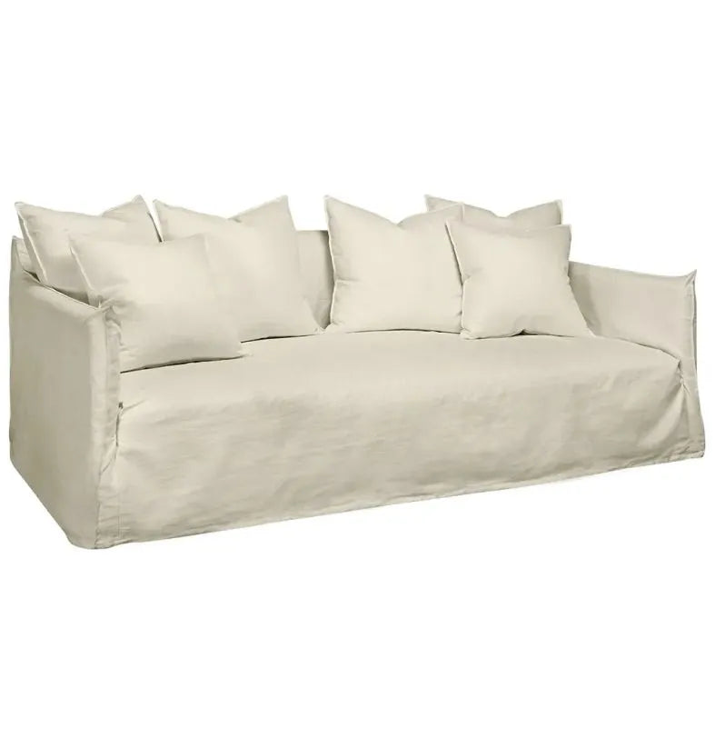 Whitsunday Linen 3 Seater Sofa Cover