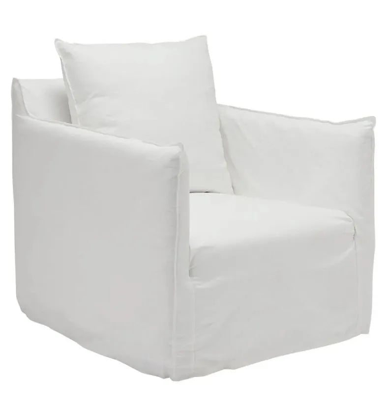 Whitsunday Linen 1 Seater Armchair Cover