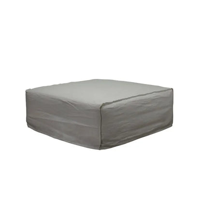 Whitsunday Linen Small Ottoman