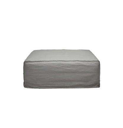 Whitsunday Linen Small Ottoman