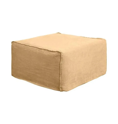 Whitsunday Linen Small Ottoman