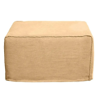 Whitsunday Linen Small Ottoman