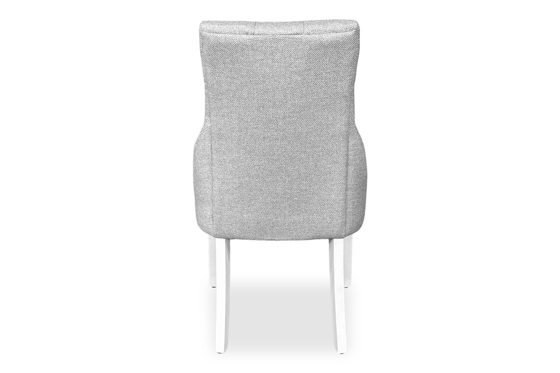 Chester Dining Chair - White Hamptons & Cement