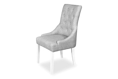 Chester Dining Chair - White Hamptons & Cement