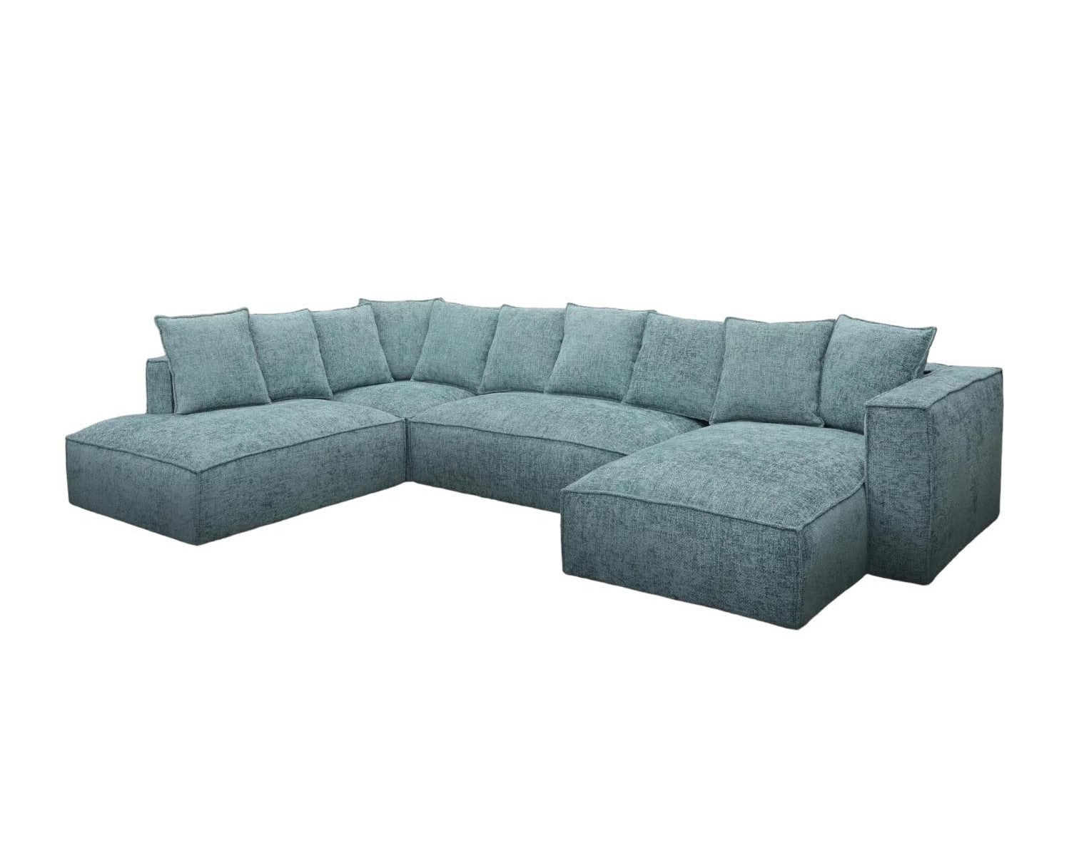 Burleigh 4 Piece Modular Sofa - Watergeen