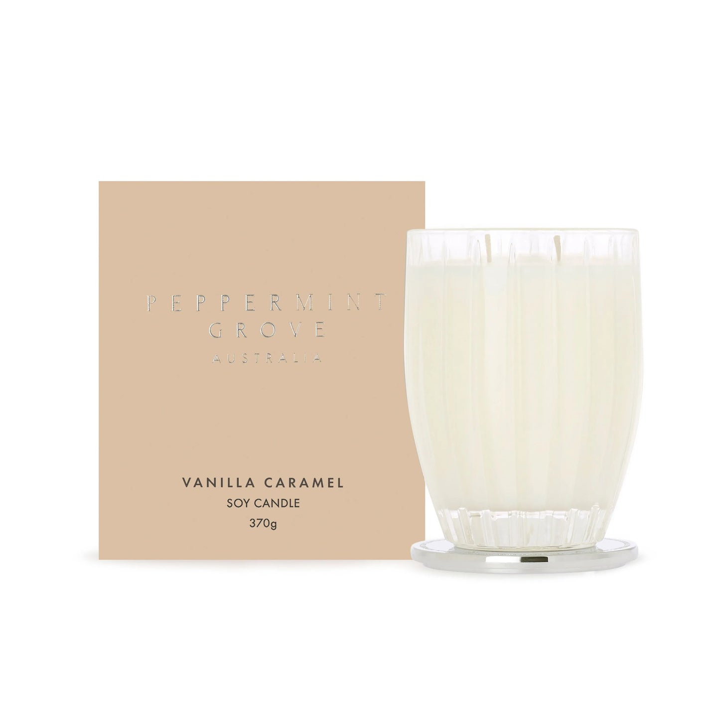 Peppermint Grove - Vanilla And Caramel Soy Candle 370g