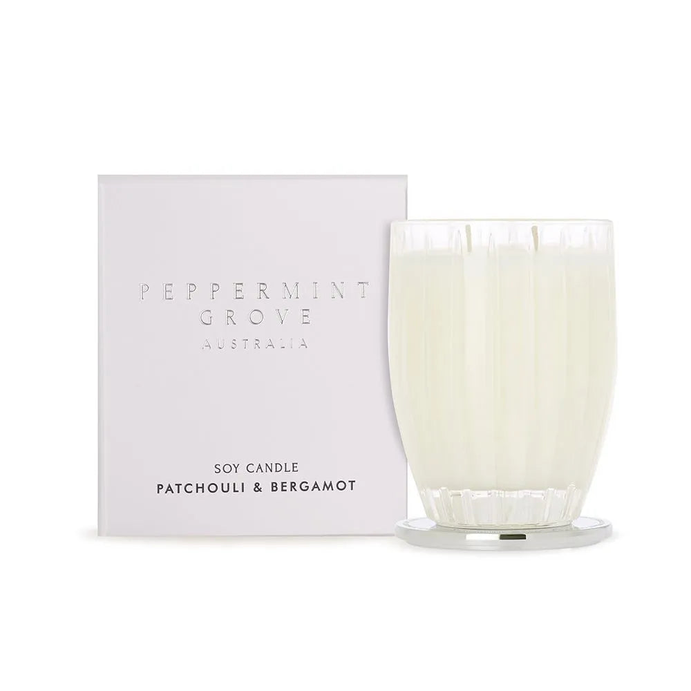 Peppermint Grove - Patchouli And Bergamot Soy Candle 370g